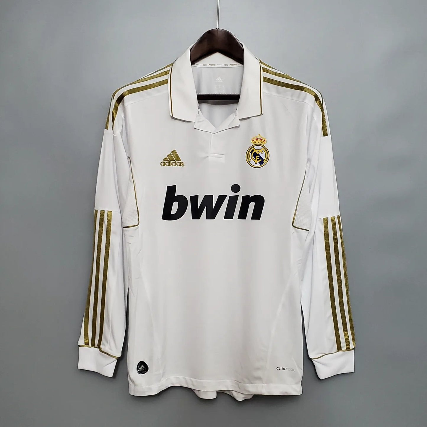 11-12 Real Madrid Home Long Sleeve Retro