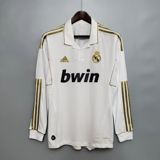 11-12 Real Madrid Home Long Sleeve Retro