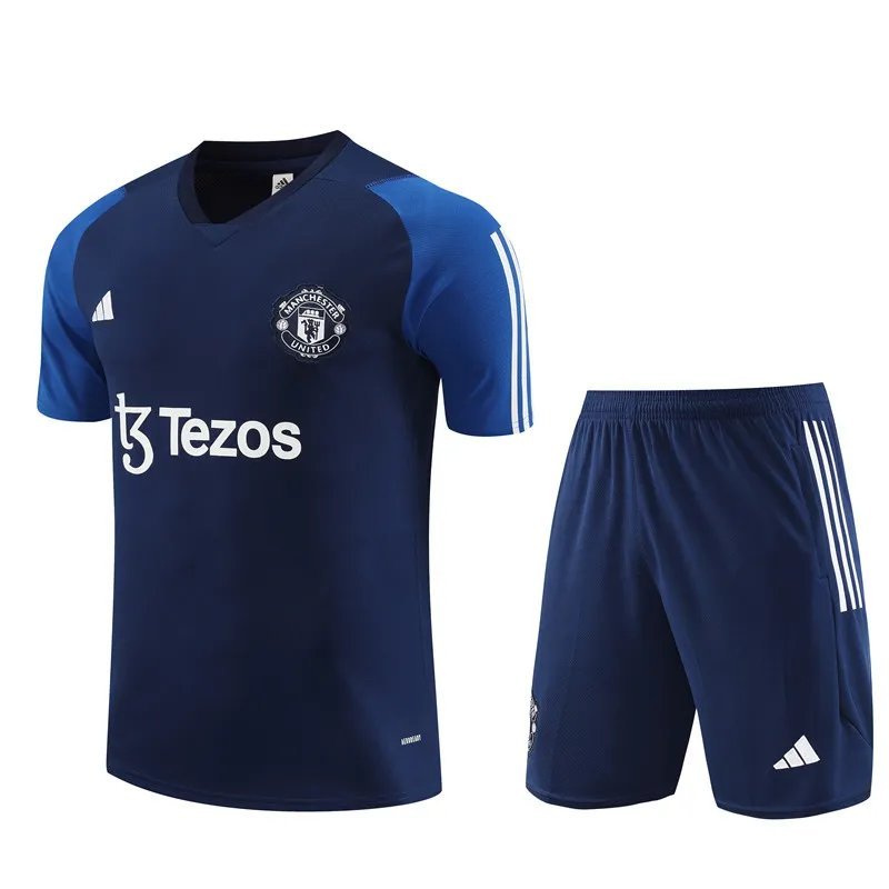 23-24 Manchester United Short Sleeve Training Suit