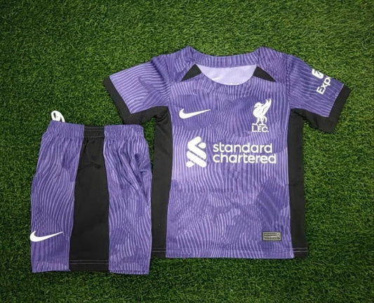23-24 Liverpool Third Away Kids Kit
