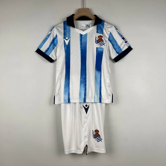 23-24 Real Sociedad Home Kids Kit