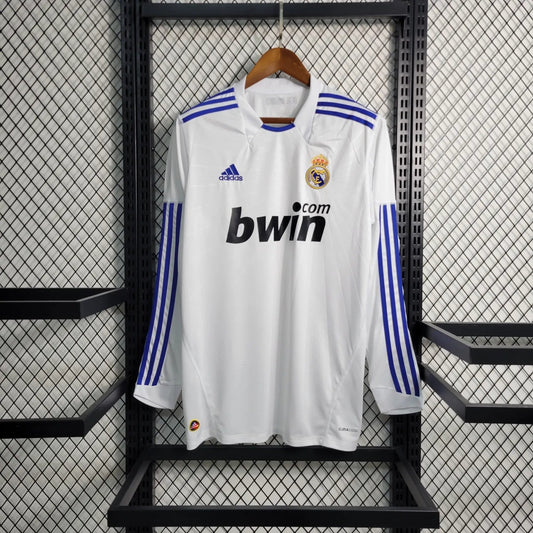 10-11 Real Madrid Home Long Sleeve Retro