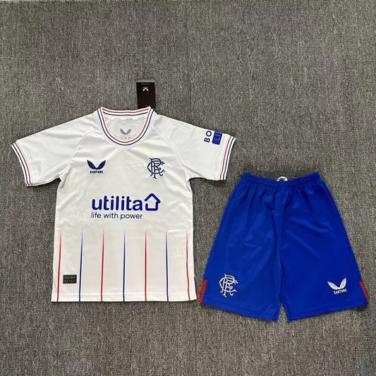 23-24 Rangers Away Kids Kit
