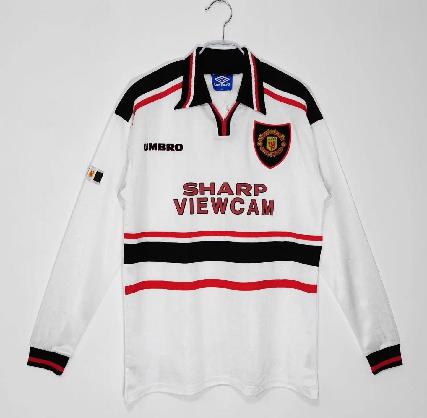 1998-99 Manchester United Away Long Sleeve Retro