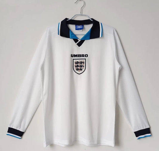 1996 England Home Long Sleeve Retro