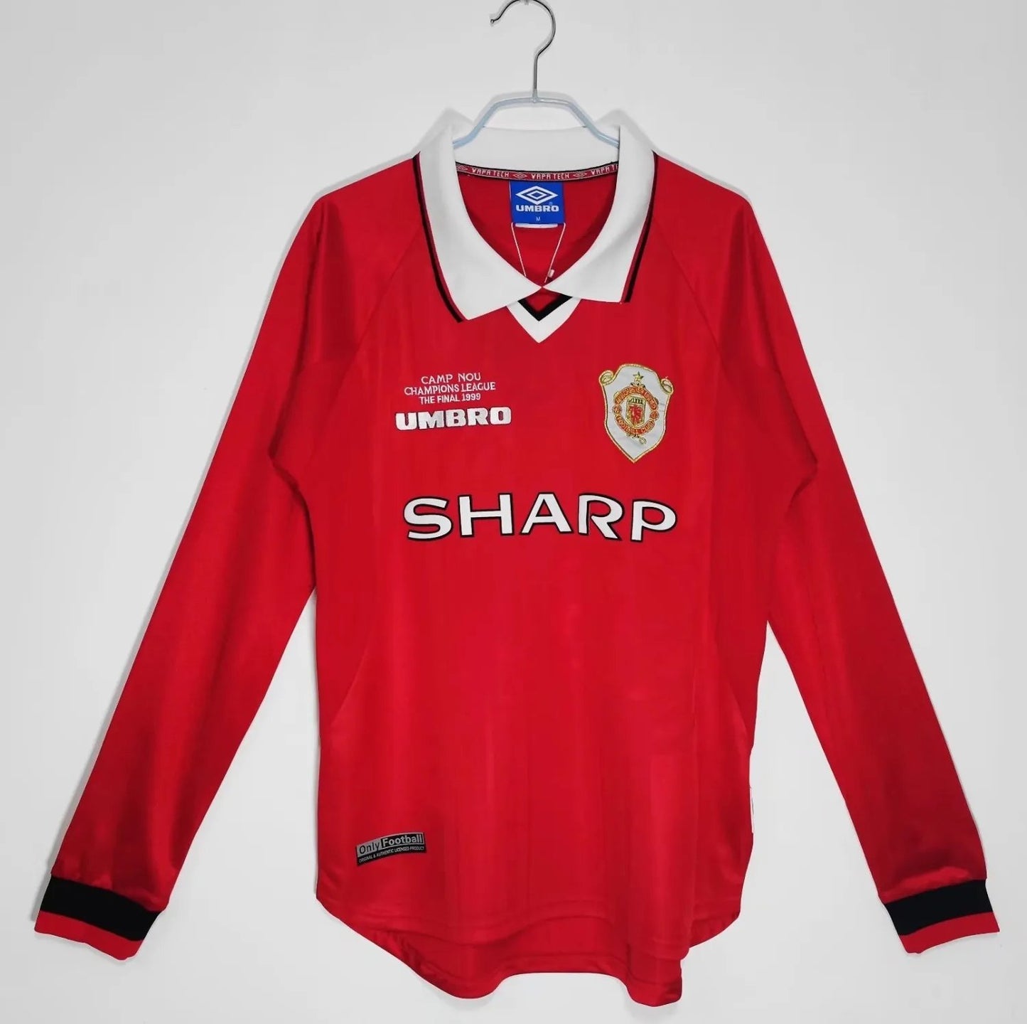 1999-00 Manchester United Home Long Sleeve Retro