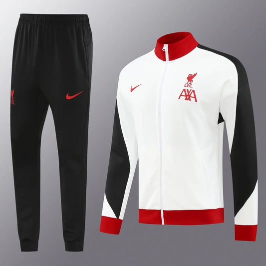 24-25 Liverpool White Jacket Tracksuit