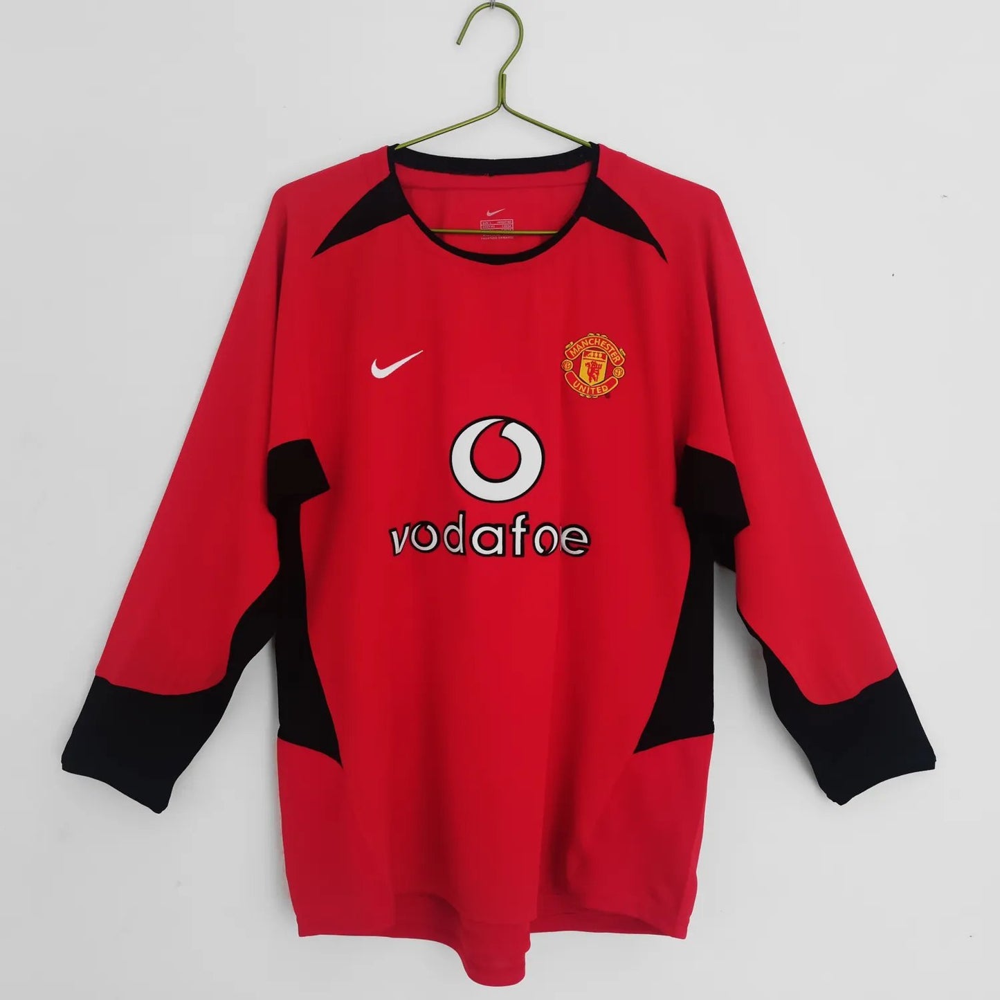 2002-04 Manchester United Home Long Sleeve Retro