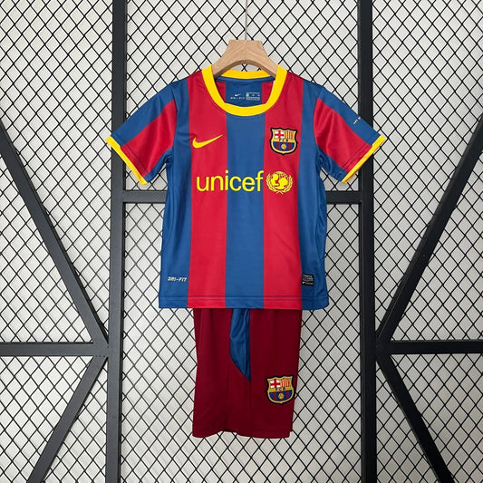 Retro10-11 Barcelona Home Kids Kit