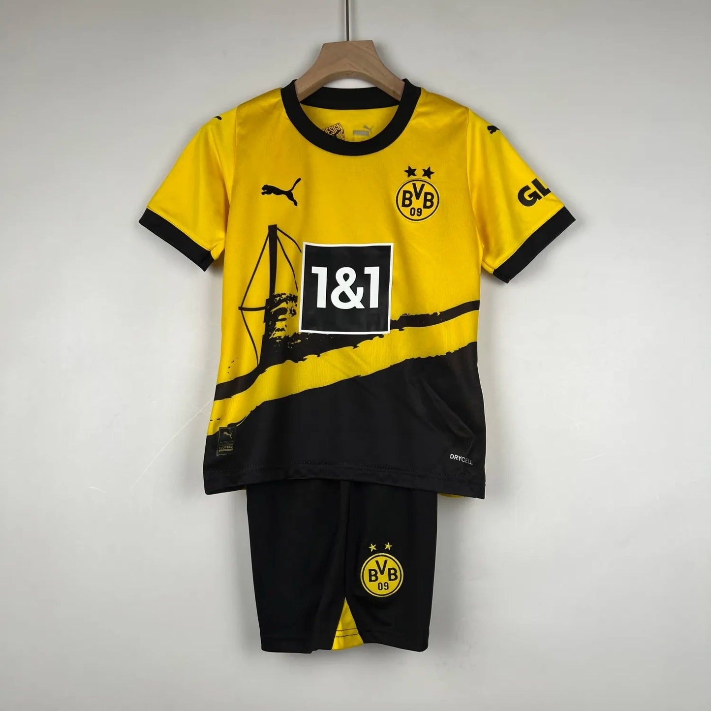 23-24 Borussia Dortmund Home Kids Kit