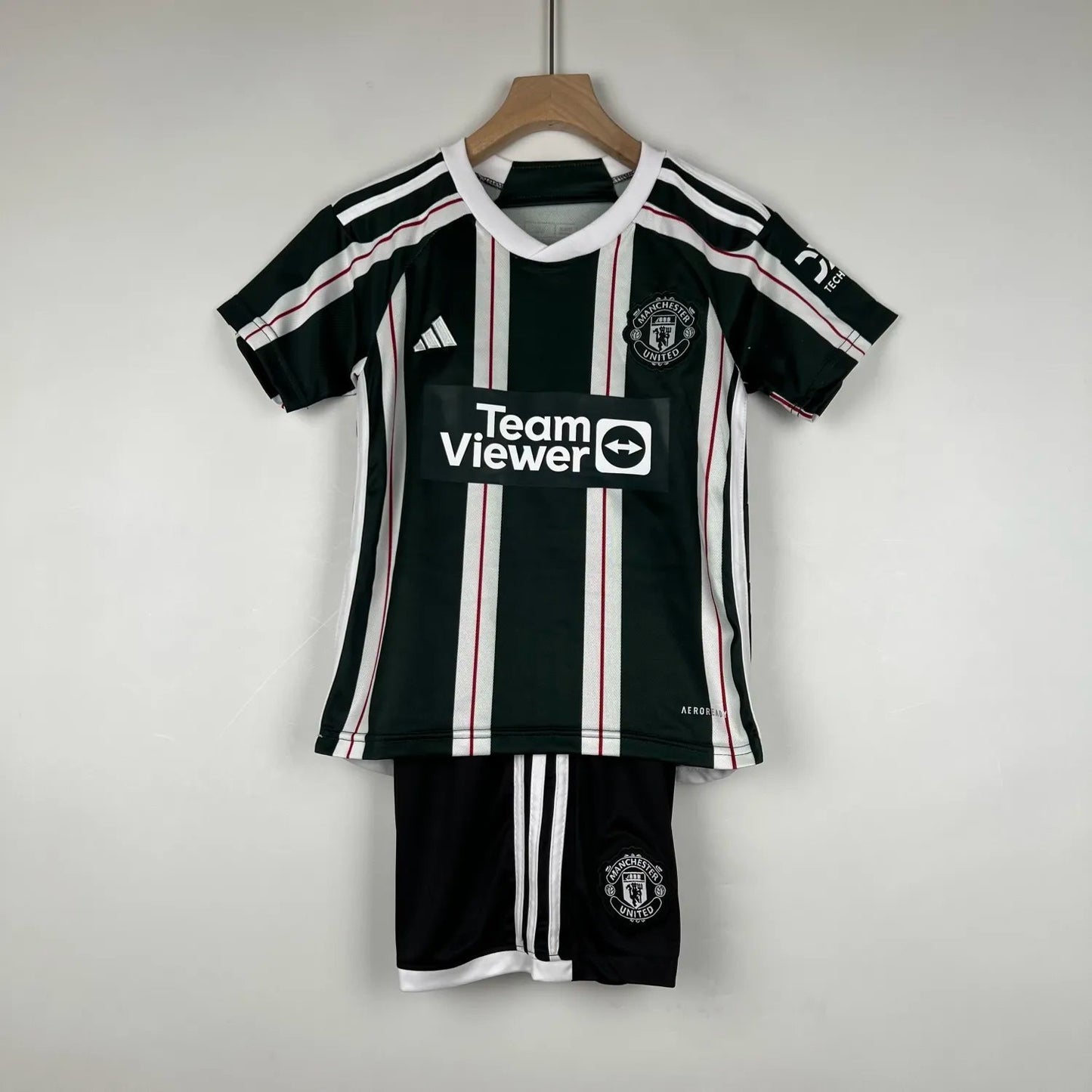 23-24 Manchester United Away Kids Kit