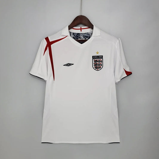 2006 England Home White Retro