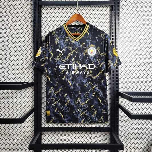 23-24 Manchester City Black and Gold