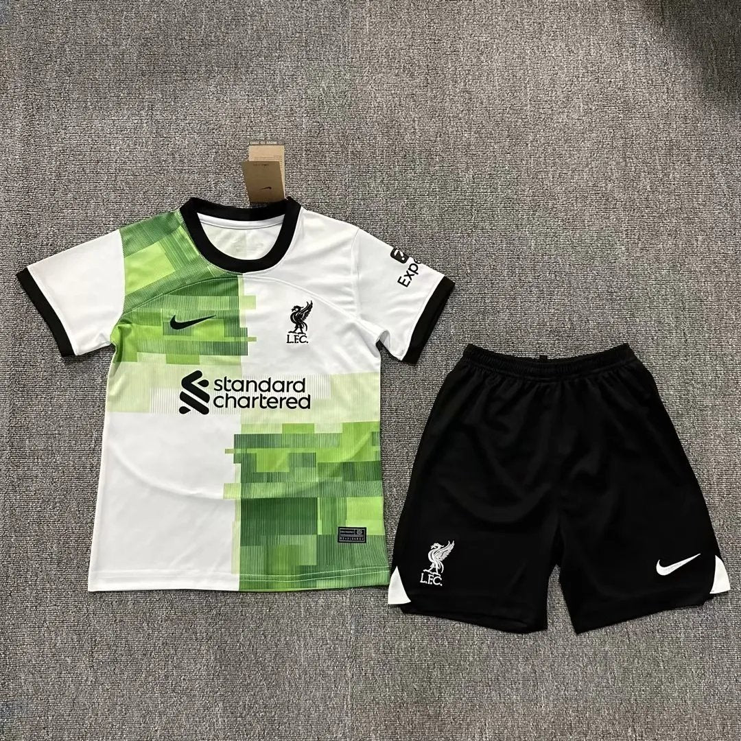 23-24 Liverpool Away kids kit