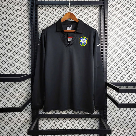 2004 Brazil Black Long Sleeve Retro