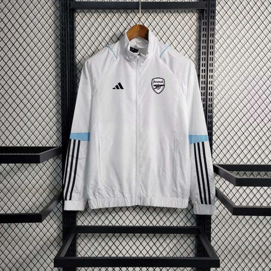 23-24 Arsenal White Windbreaker