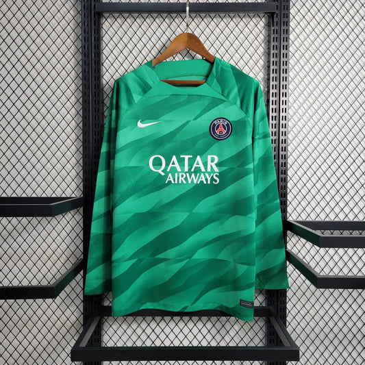 23-24 PSG Green GoalKeeper Long Sleeve