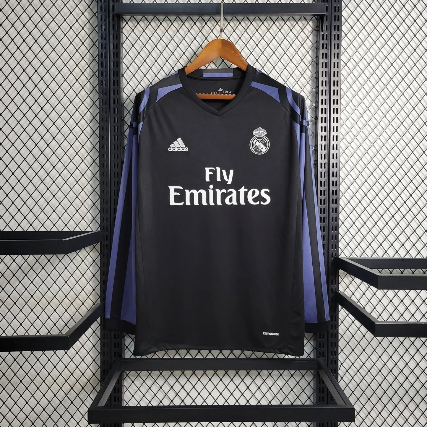 16-17 Real Madrid Third Long Sleeve Retro