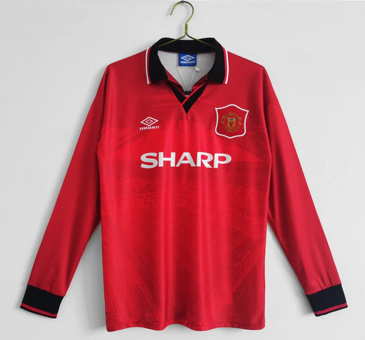 94-96 Manchester United Home Long Sleeve Retro