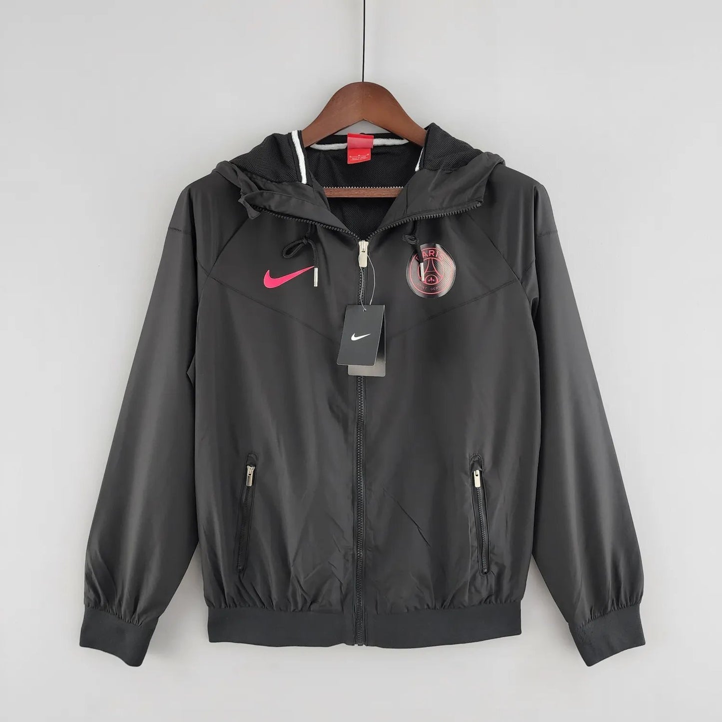 PSG Black Windbreaker