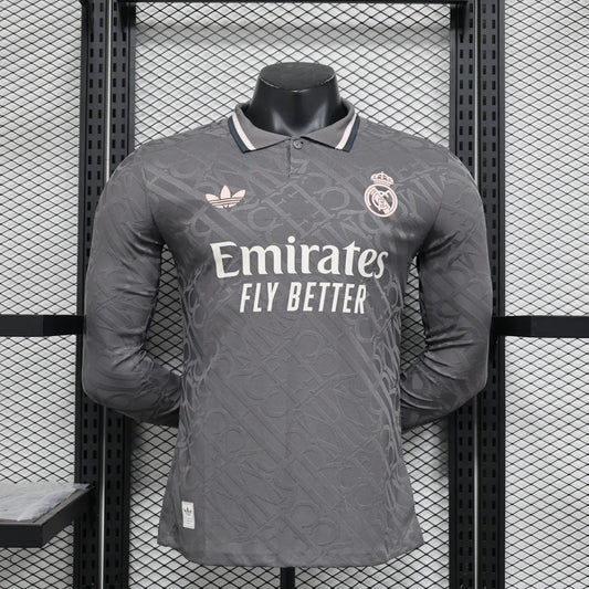 24-25 Real Madrid Third Long Sleeve Player Version