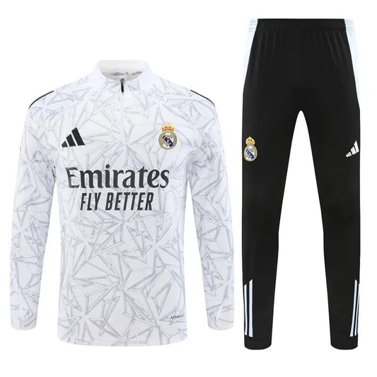 24-25 Real Madrid White Training Suit
