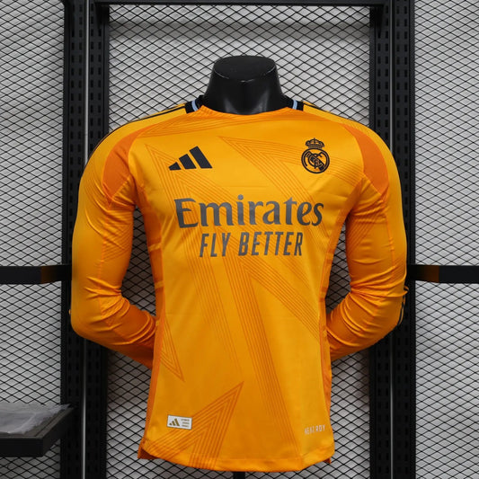 24-25 Real Madrid Away Long Sleeve Player Version