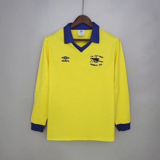 71-79 Arsenal Away Yellow Long Sleeve Retro