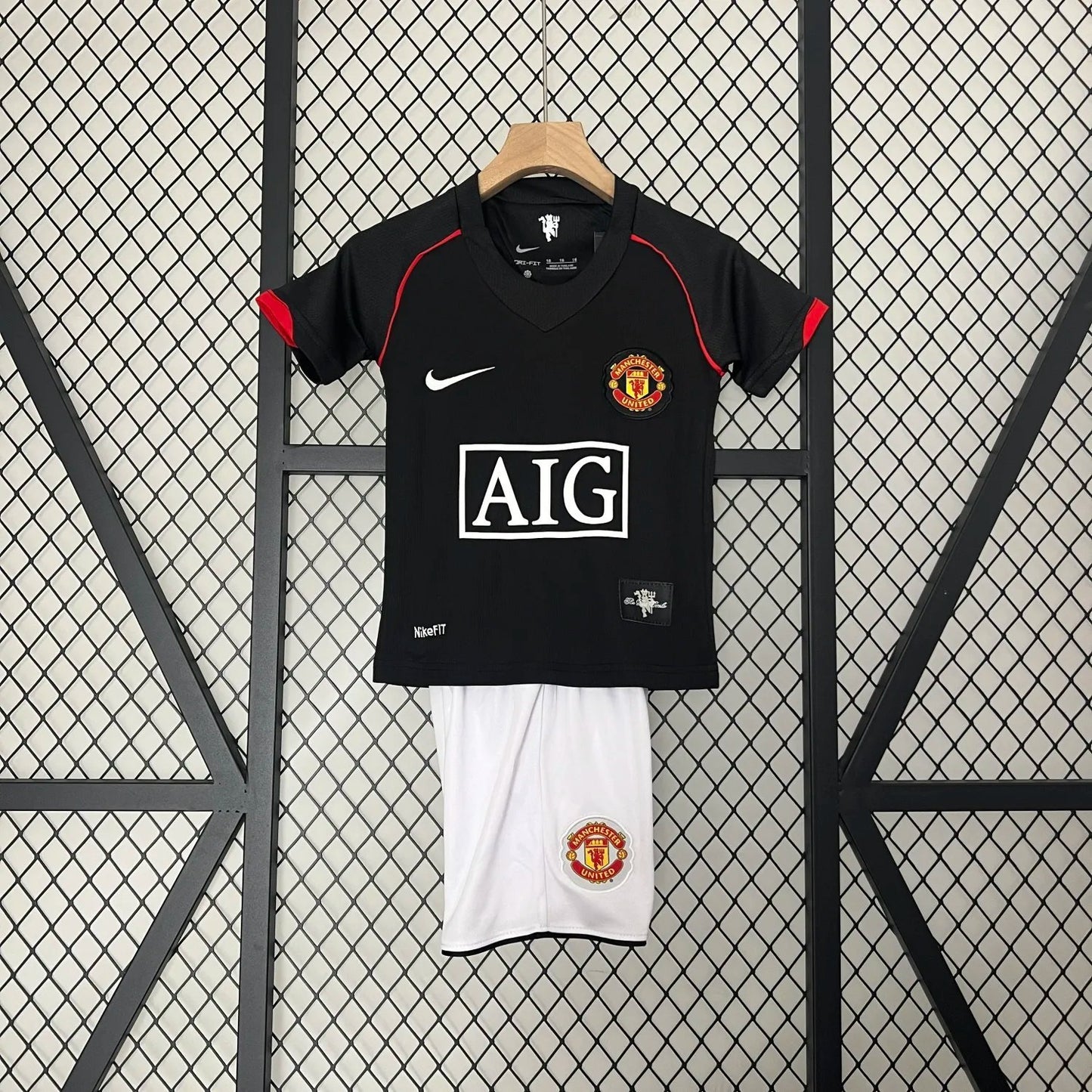 Retro 07-08 Manchester United Away Kids Kit