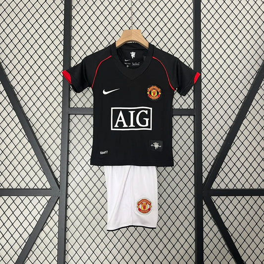 Retro 07-08 Manchester United Away Kids Kit