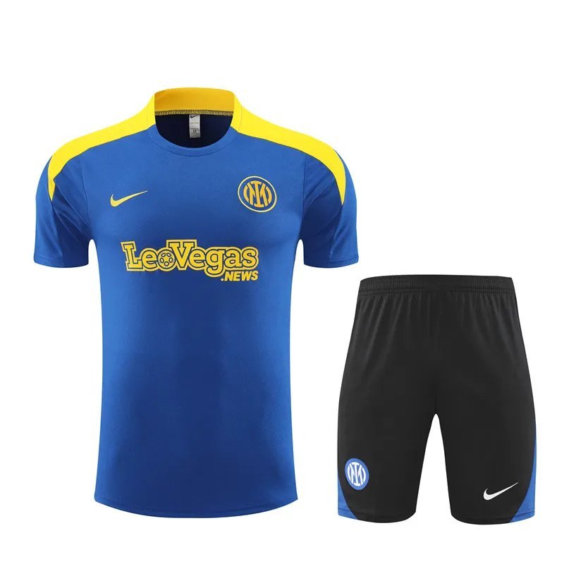 24-25 Inter Milan Blue Short Sleeve Training Suit