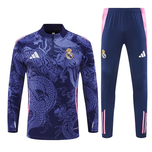 24-25 Real Madrid Spcial Blue Training Suit