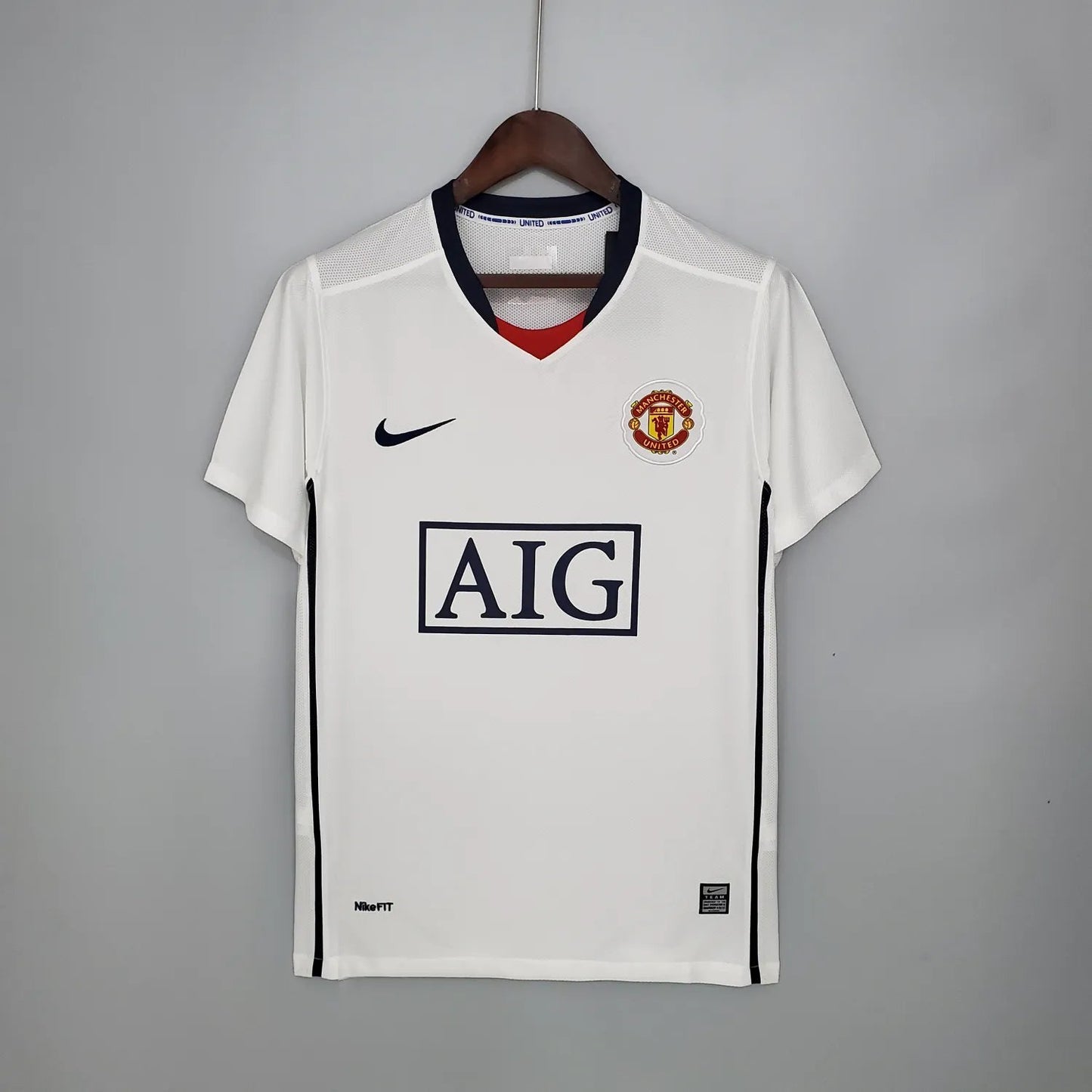 08-09 Manchester United League Edition away white Fan Version Version
