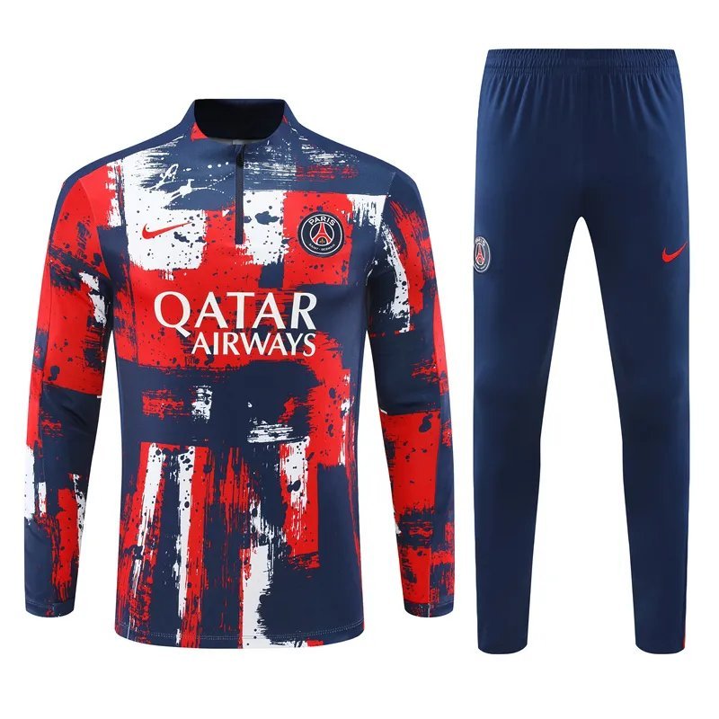 24-25 PSG Blue and Red Training Suit