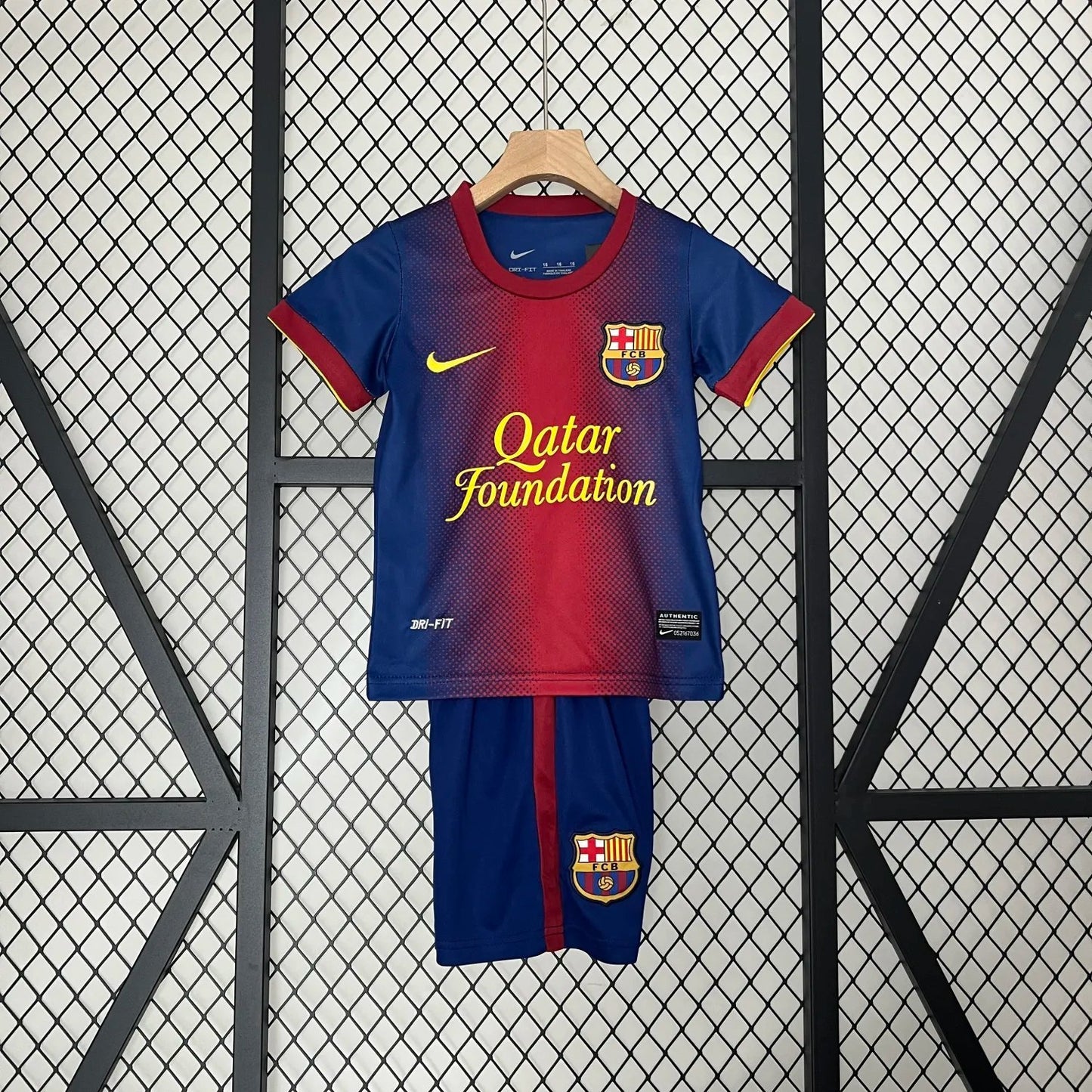 Retro 12-13 Barcelona Home Kids Kit