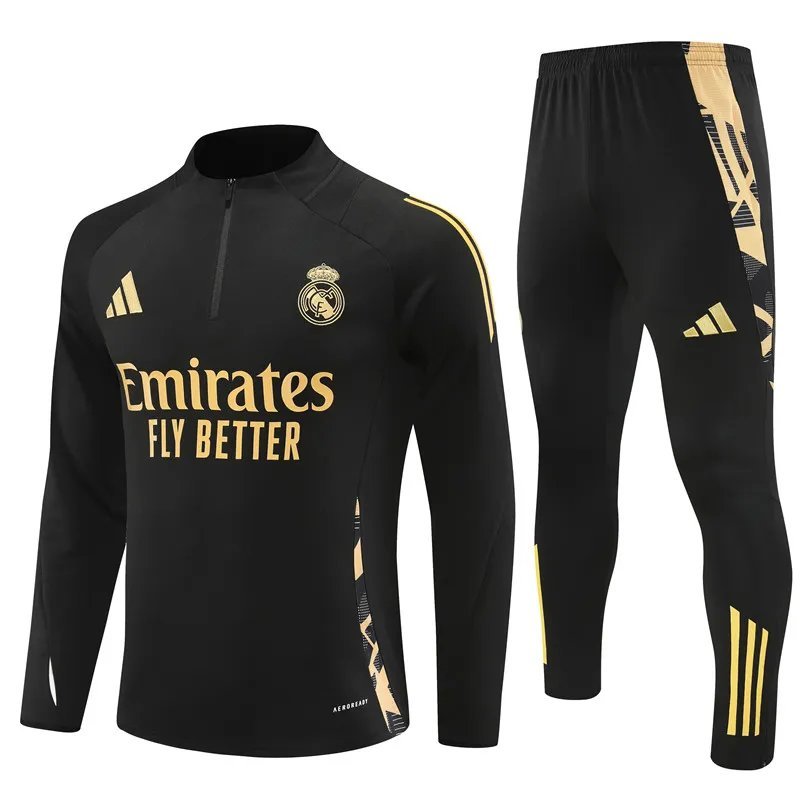 24-25 Real Madrid Black Training Suit