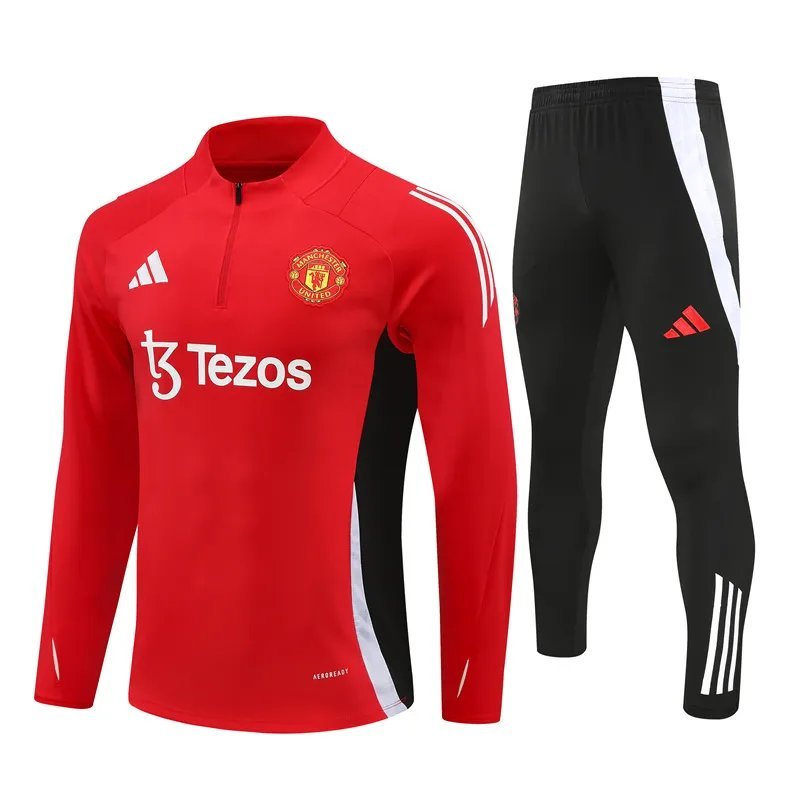 24-25 Manchester United Red Training Suit