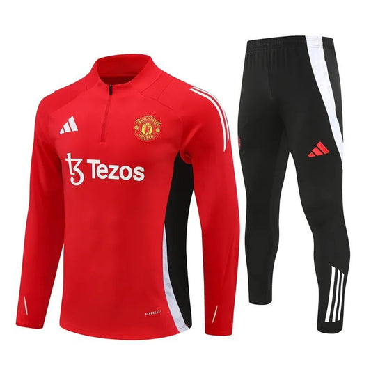 24-25 Manchester United Red Training Suit