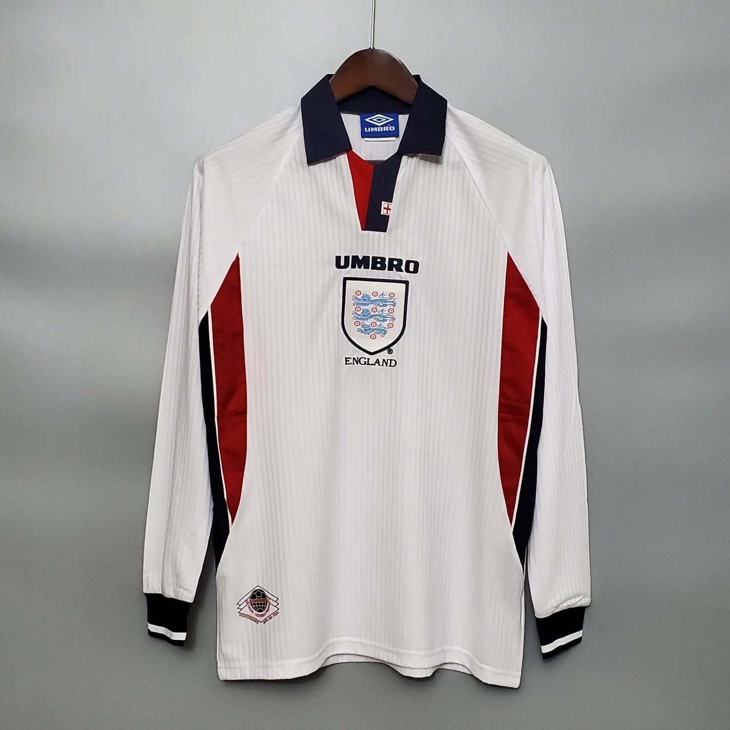 1998 England Home Long Sleeve Retro