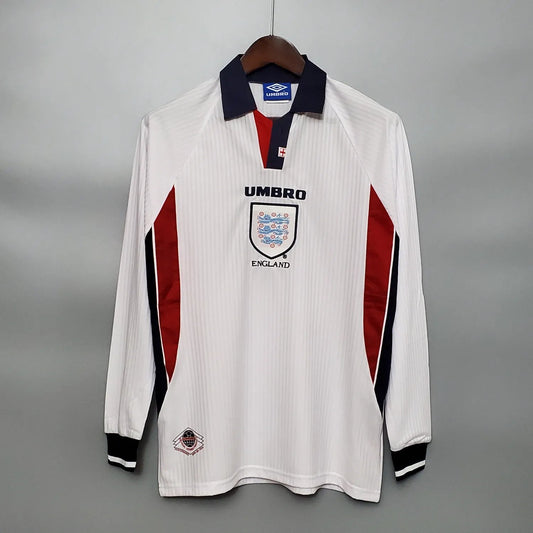 1998 England Home Long Sleeve Retro