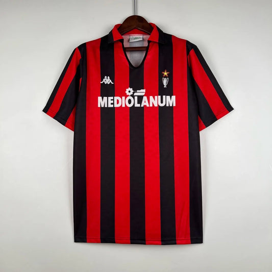 89-90 AC Milan Home Retro