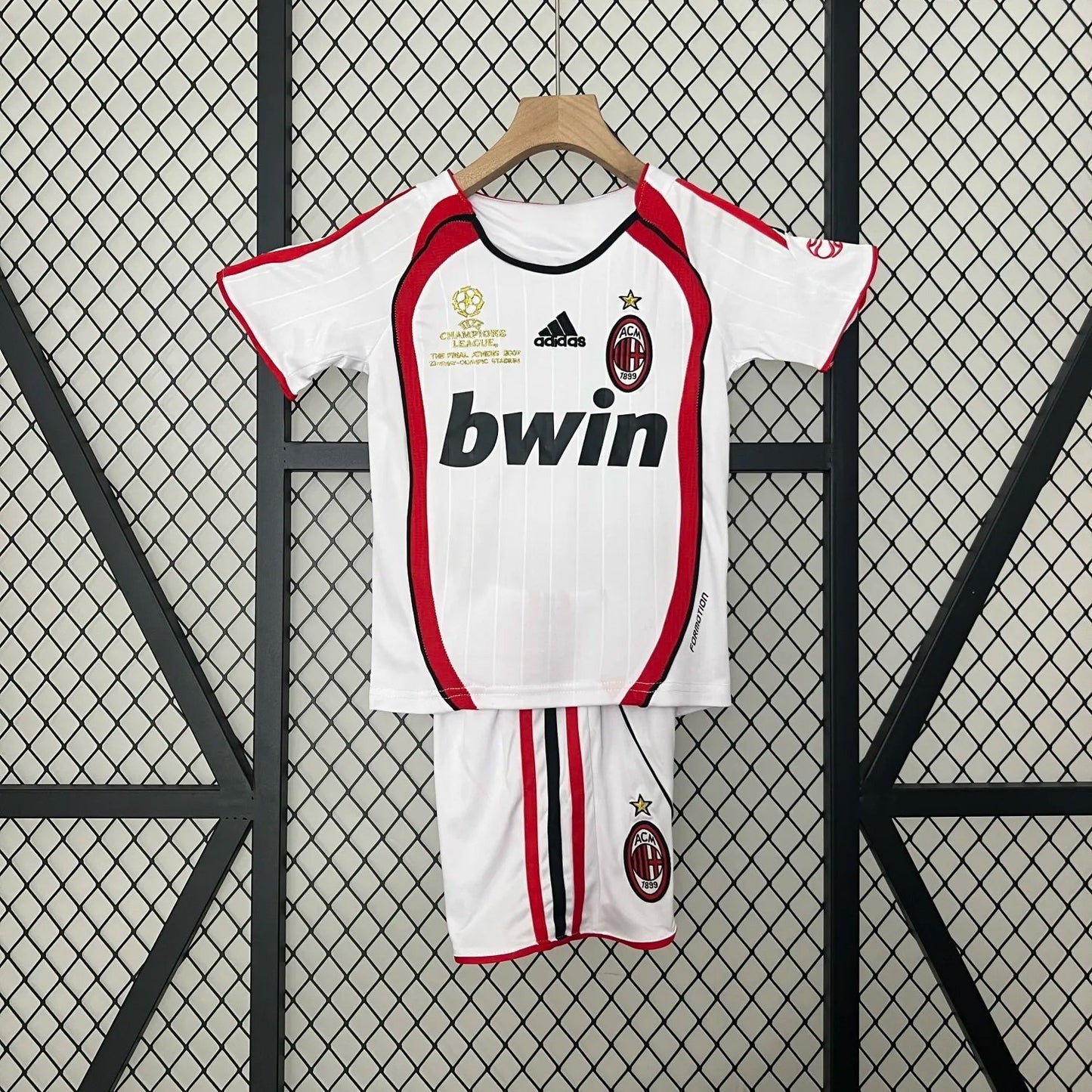 Retro 06-07 AC Milan Away Champions Leagu Kids Kit