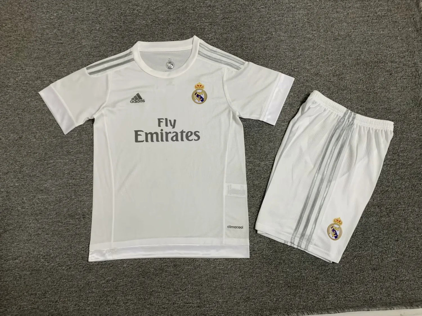 Retro 15-16 Real Madrid Home Kids Kit