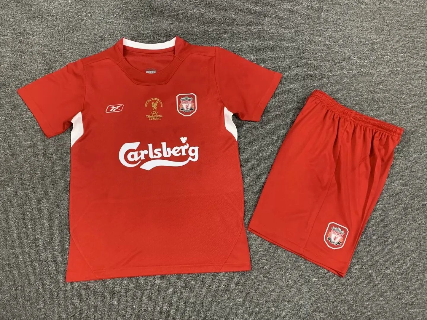 Retro 04-05 Liverpool Home Kids Kit