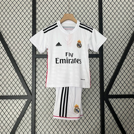 Retro14-15 Real Madrid Home Kids Kit