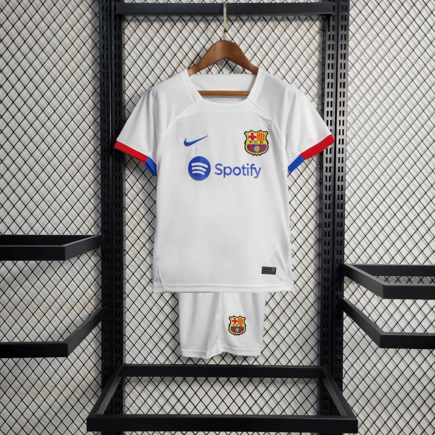 23-24 Barcelona Away Kids Kit
