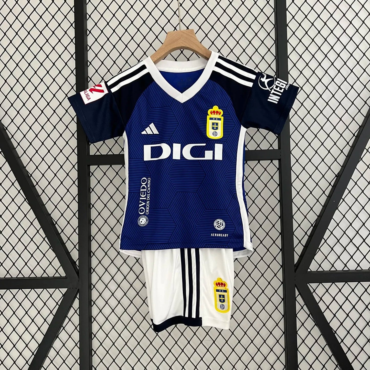 23-24 Real Oviedo Home Kids Kit