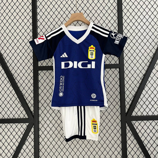 23-24 Real Oviedo Home Kids Kit