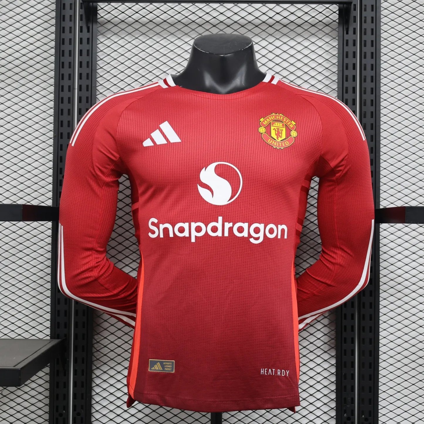 24-25 Manchester United Home Long Sleeve Player Version
