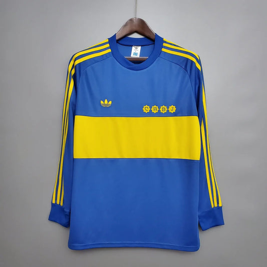 1981 Boca Juniors Home Long Sleeve Retro